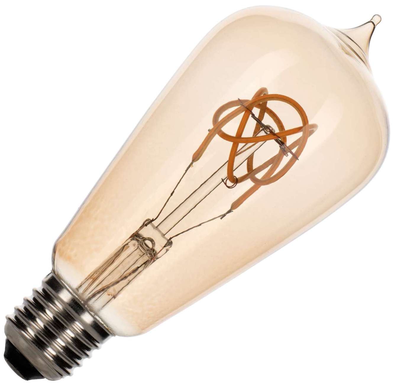 Bailey | LED Edisonlamp | Grote fitting E27  | 4W Dimbaar