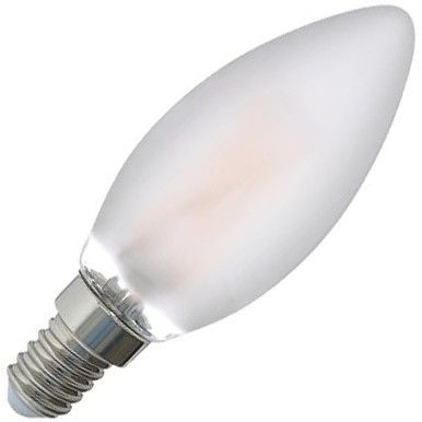 EGB | LED Kaarslamp | Kleine fitting E14 Dimbaar, 3 staps dimmer | 4W (vervangt 45W) Mat
