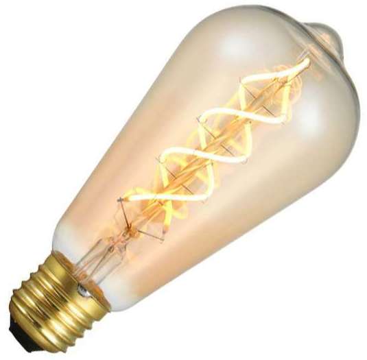 SPL | LED Edisonlamp | Grote fitting E27  | 5W Dimbaar
