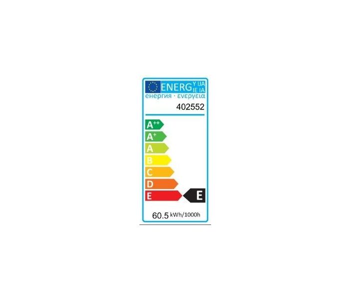 Gloeilamp | Grote fitting E27 | Standaardlamp | Helder | 58mm | 60W