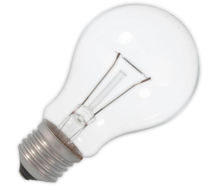 Gloeilamp | Grote fitting E27 | Standaardlamp | Helder | 58mm | 60W