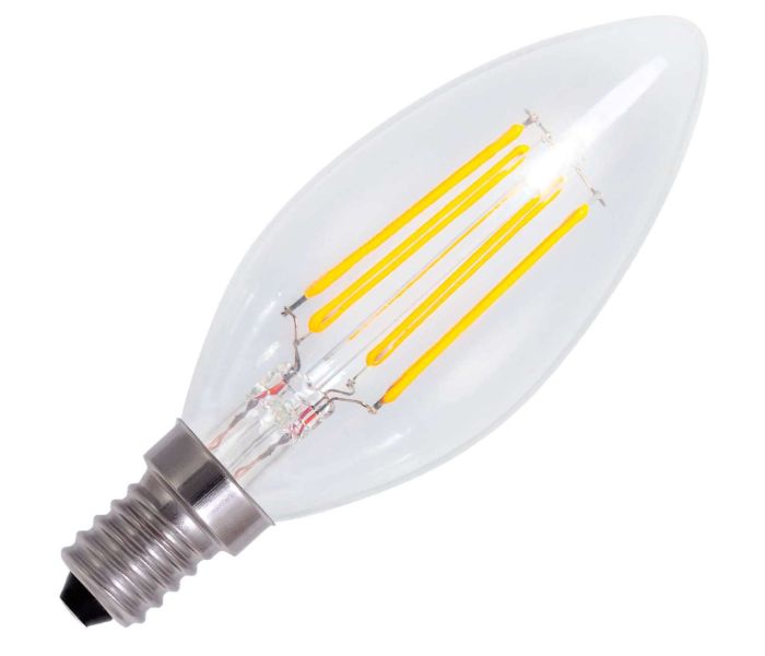 Bailey | LED Kaarslamp | Kleine fitting E14 | 3.5W Dimbaar