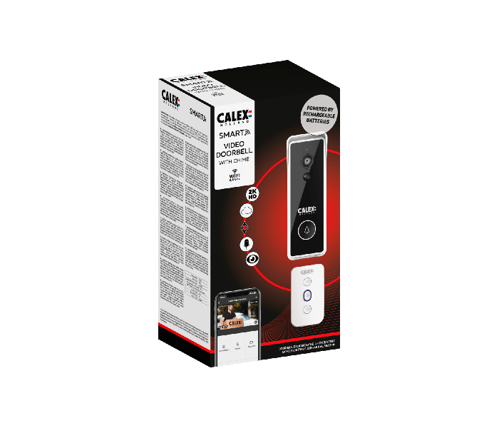 Calex | Smart | Battery Video Doorbell + Chime