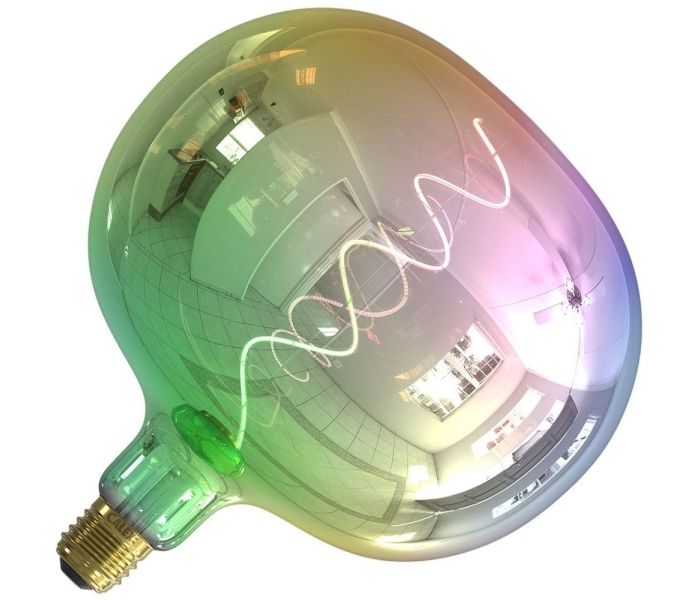 Calex | LED filament | Grote fitting E27 | Design lamp | Metallic opaal | 220mm | 4W