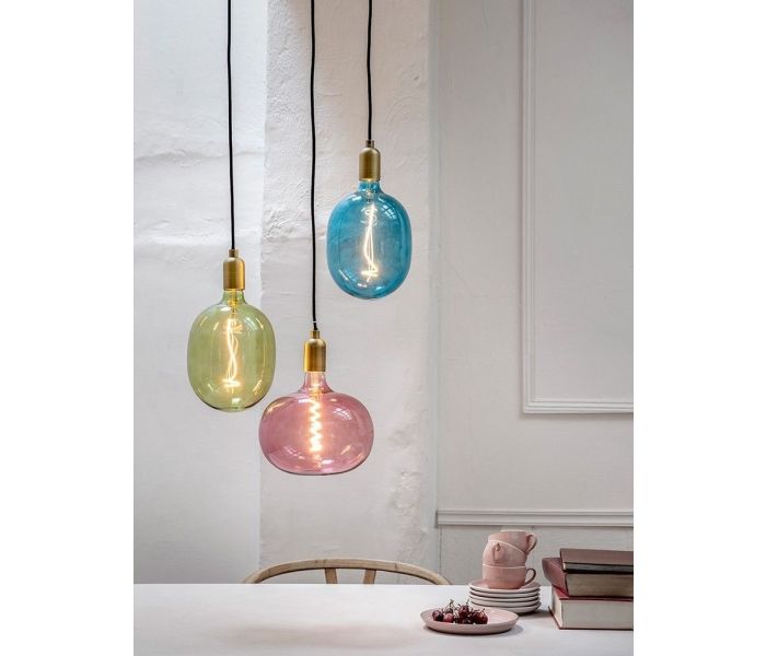 Calex | LED filament | Grote fitting E27 | Design lamp | Blauw | 170mm | 4W