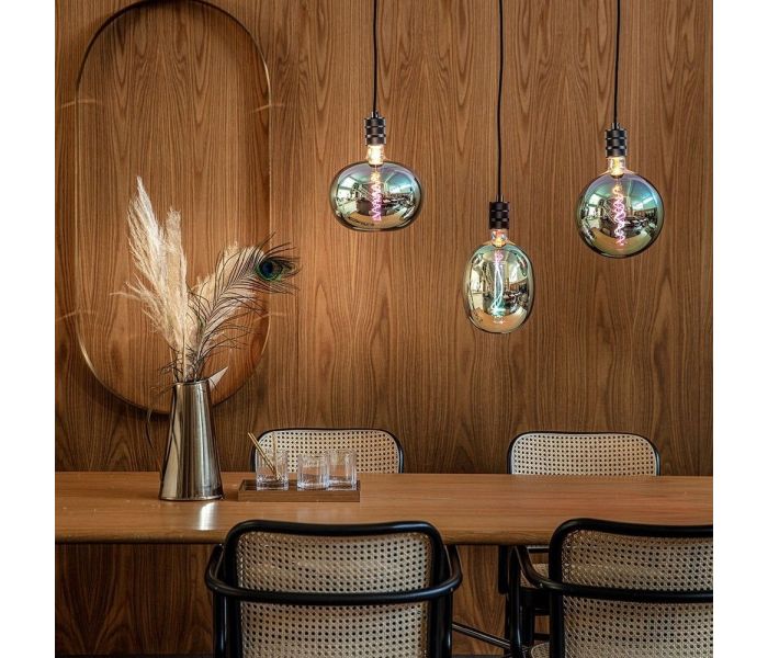 Calex | LED filament | Grote fitting E27 | Design lamp | Metallic opaal | 220mm | 4W