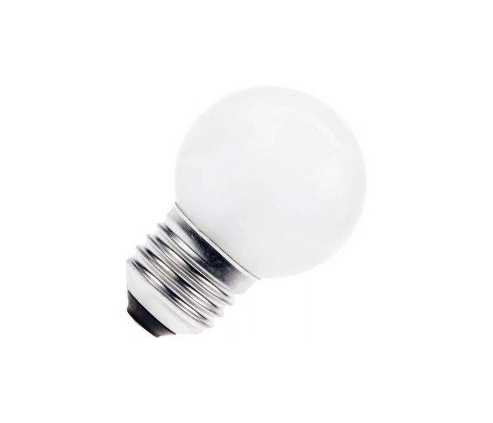 Gloeilamp | Grote fitting E27 | Kogellamp | Mat | 45mm | 7W