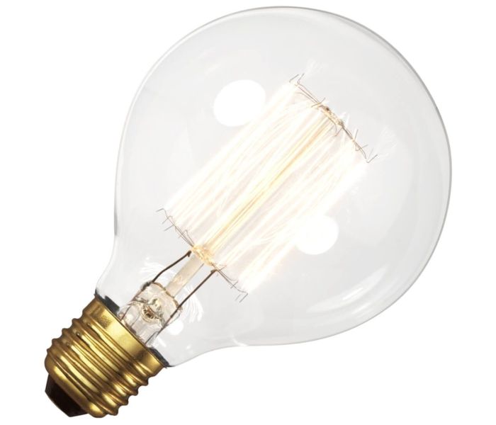 Kooldraadlamp Globe | Grote fitting E27 Dimbaar | 60W 125mm