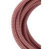 Bailey stoffen kabel 2-aderig rood/wit 3m Bailey stoffen kabel 2-aderig rood/wit 3m