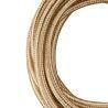 Bailey stoffen kabel 2-aderig metallic champagne 3m