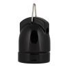 Bailey fitting porselein E27 zwart + haak Bailey fitting porselein E27 zwart + haak