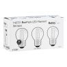 Bailey | 3x LED Kogellamp | Grote fitting E27 | 2W