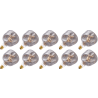 Lighto | LED filament | Grote fitting E27 | Overig | Zwart | 125mm | 4W | 10 stuks