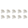 Lighto | LED lamp | GU5,3 Fitting | Spot | Helder | 50mm | 3W | 10 stuks | 12V Lighto | LED lamp | GU5,3 Fitting | Spot | Helder | 50mm | 3W | 10 stuks | 12V