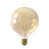 Calex | LED filament | Grote fitting E27 | Ball | Goud | 125mm | 6W Calex | LED filament | Grote fitting E27 | Ball | Goud | 125mm | 6W