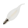 Lighto | LED filament | Kleine fitting E14 | Kaarslamp tip | Mat | 35mm | 2W