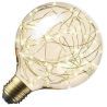 Calex | LED filament | Grote fitting E27 | G125 Globe | Stars | Goud | 1.5W