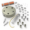 Calex | Metalen plafondplaat | Ø100mm | 5 gaten | Mat Brons Calex | Metalen plafondplaat | Ø100mm | 5 gaten | Mat Brons
