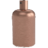 Calex | Lamphouder | E27 fitting | Aluminium | Mat Koper | Alu kabelklem | 60W Calex | Lamphouder | E27 fitting | Aluminium | Mat Koper | Alu kabelklem | 60W