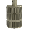 Calex | Lamphouder | E27 fitting | Aluminium | 3-rings model | Mat Brons | Ronde kabelklem | 60W Calex | Lamphouder | E27 fitting | Aluminium | 3-rings model | Mat Brons | Ronde kabelklem | 60W