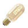 Calex | LED filament | Grote fitting E27 | T45 | Buis | Goud | 5.5W Calex | LED filament | Grote fitting E27 | T45 | Buis | Goud | 5.5W