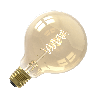 Calex | LED filament | Grote fitting E27 | G95 Globe | Goud | 5.5W | 3-step dimming