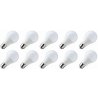 Lighto | LED lamp | Grote fitting E27 | Standaardlamp | Opaal | 60mm | 7W | 10 stuks Lighto | LED lamp | Grote fitting E27 | Standaardlamp | Opaal | 60mm | 7W | 10 stuks