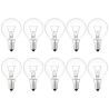 Gloeilamp | Kleine fitting E14 | Kogellamp | Helder | 45mm | 40W