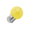 Lighto | LED lamp | Grote fitting E27 | Kogellamp | Geel | 45mm | 1W Lighto | LED lamp | Grote fitting E27 | Kogellamp | Geel | 45mm | 1W