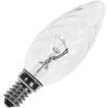 Gloeilamp | Kleine fitting E14 | Kaarslamp gedraaid | Helder | 35mm | 11W