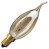 Gloeilamp | Kleine fitting E14 | Kaarslamp tip | Goud | 35mm | 25W