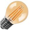 Lighto | LED filament | Grote fitting E27 | Kogellamp | Goud | 45mm | 4W