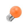 Lighto | LED lamp | Grote fitting E27 | Kogellamp | Oranje | 45mm | 1W