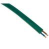 Prikkabel 2 x 1.5 mm neopreen groen per meter