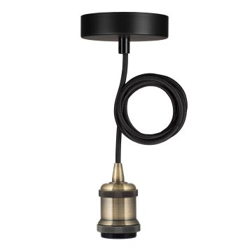 Bailey | Pendelarmatuur Aluminium | Grote fitting E27  | 60W 