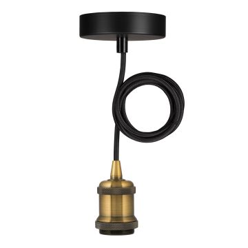 Bailey | Pendelarmatuur Aluminium | Grote fitting E27  | 60W 