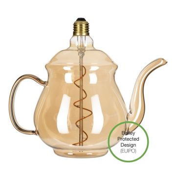 Bailey | LED Theepot | Grote fitting E27 Dimbaar | 4W Goud