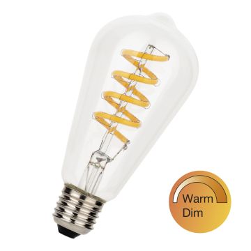 Bailey | LED Buislamp | Grote fitting E27  | 6.2W Dimbaar 