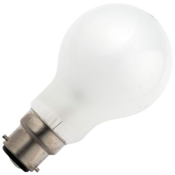 Gloeilamp | Bajonetfitting B22d | Standaardlamp | Mat | 60mm | 25W