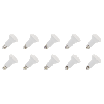 Lighto | LED lamp | Grote fitting E27 | Reflectorlamp | Helder | 63mm | 6W | 10 stuks