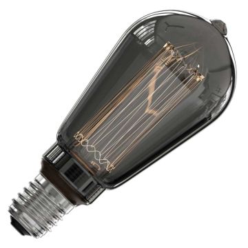 Calex | LED filament | Grote fitting E27 | Edison lamp | 64mm | 3.5W | Titanium