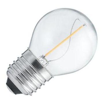 Bailey | LED Kogellamp | Grote fitting E27 | 1W (vervangt 10W)