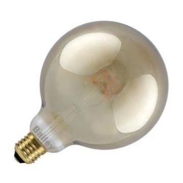 Bailey Spiraled Leslie | LED Globelamp | Grote fitting E27 Dimbaar | 4W (vervangt 40W) Rookglas