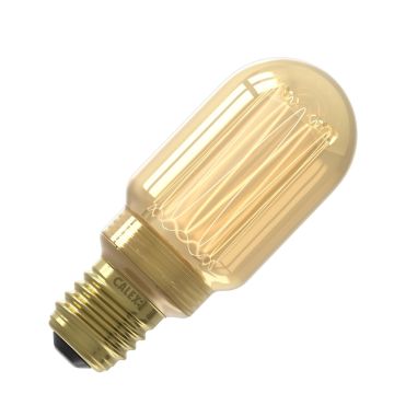 Calex | LED filament | Grote fitting E27 | T45 Buis | Goud | 3.5W