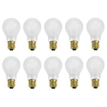 Gloeilamp | Grote fitting E27 | Standaardlamp | Mat | 65mm | 200W