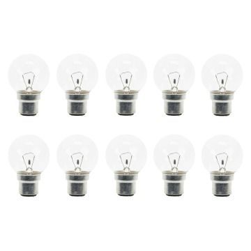 Gloeilamp | Bajonetfitting B22d | Kogellamp | Helder | 45mm | 60W
