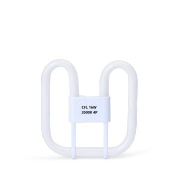 CFL Square 16W - 835 Warm Wit | 4 Pin