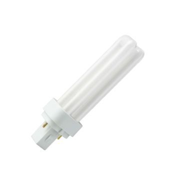 PL-C | G24D-1 Fitting | 13W | 827 Zeer Warm Wit | Opaal | 2-Pin