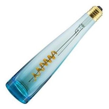 Bailey | LED Spiraallamp | Grote fitting E27 Dimbaar | 7W (vervangt 25W) Blauw