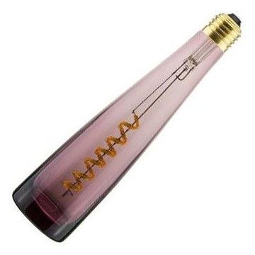 Bailey | LED Spiraallamp | Grote fitting E27 Dimbaar | 7W (vervangt 32W) Roze